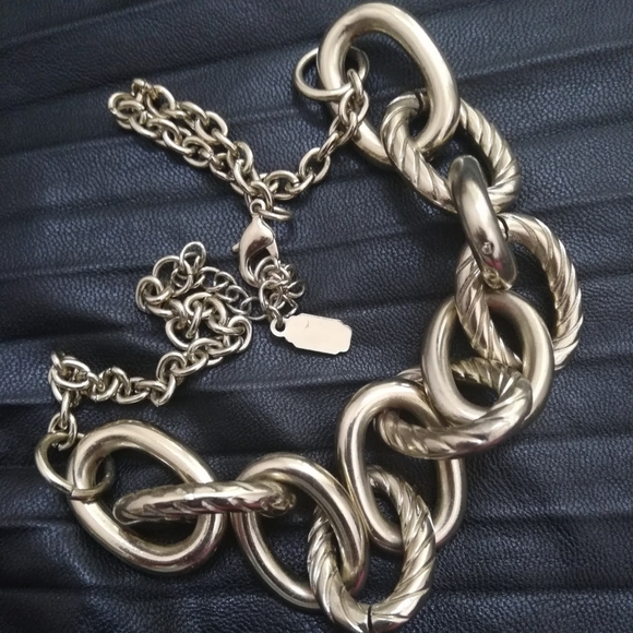 Natasha Gold Link Chain Necklace - Picture 1 of 8